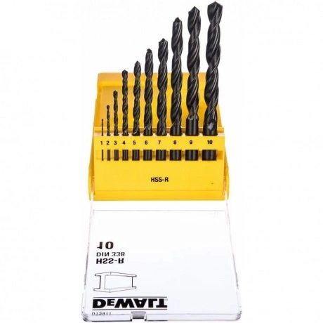 Набор сверл DeWalt DT5911-QZ по металлу (10пред.) для шуруповерт...