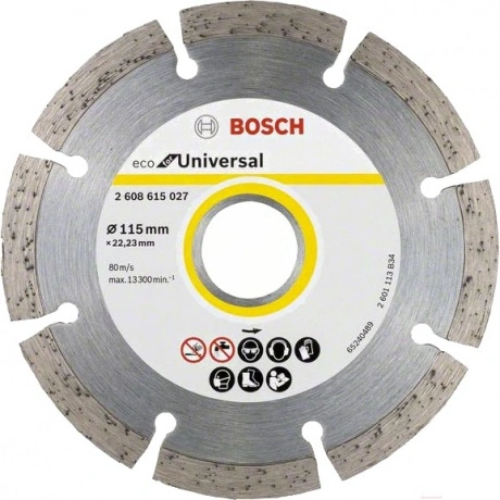Алмазный диск Bosch 115х22,23 мм ECO Universal (2.608.615.027)