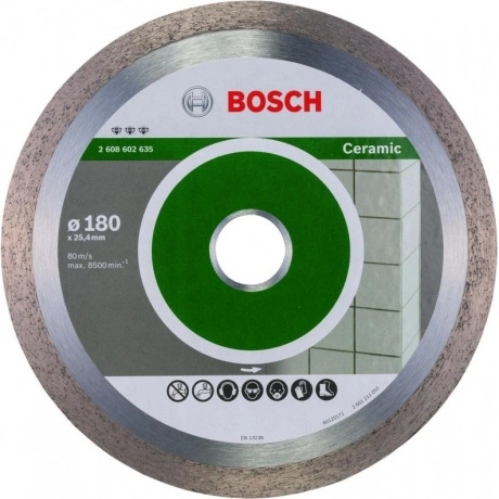 Алмазный диск Bosch 180-25.4 Best for Ceramic 2.608.602.635