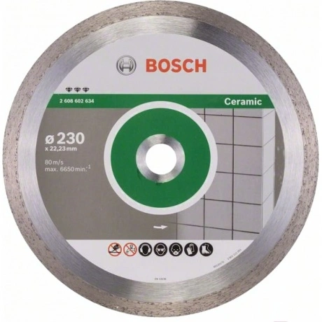 Алмазный диск Bosch круг 230-22.23 Best for Ceramic 2.608.602.63...