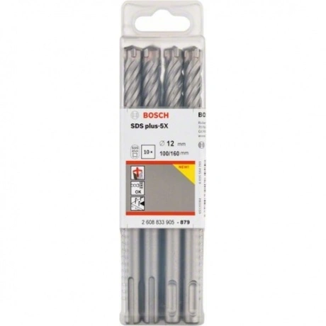 Бур Bosch SDS-plus 5X 12x100x160 (-10-) 2.608.833.905
