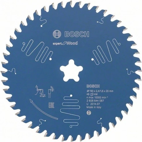 Диск пильный Bosch Expert for Wood 190xFFixx2.4/1.6x48T 2.608.64...