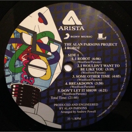 The Alan Parsons Project - I Robot (0889853754113) виниловая пластинка - фото 4