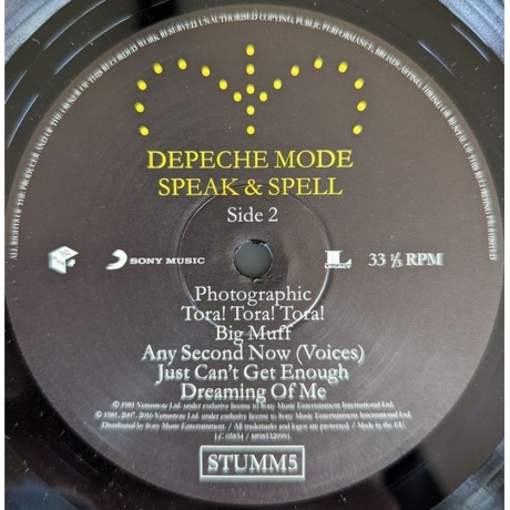Depeche Mode - Speak &amp; Spell (0889853299911) виниловая пластинка - фото 4