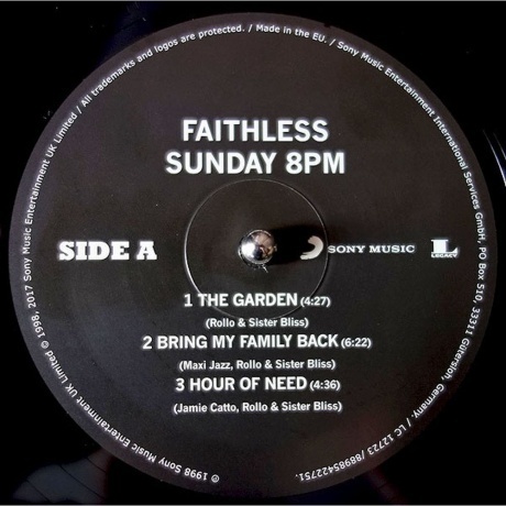 Faithless - Sunday 8pm (0889854227517) виниловая пластинка - фото 3