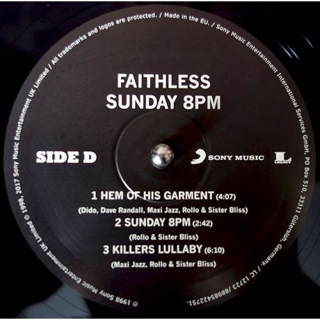Faithless - Sunday 8pm (0889854227517) виниловая пластинка - фото 6