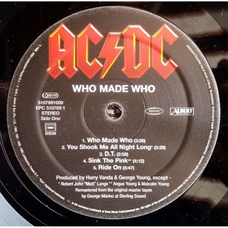 AC/DC - Who Made Who (5099751076919) виниловая пластинка - фото 5