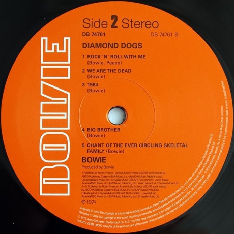 David Bowie - Diamond Dogs (0190295990404) виниловая пластинка - фото 6