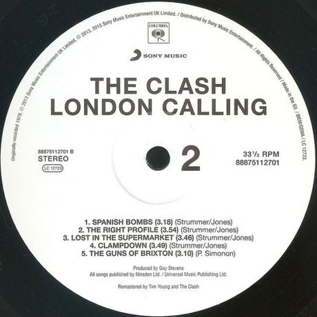 The Clash - London Calling (0888751127012) виниловая пластинка - фото 4