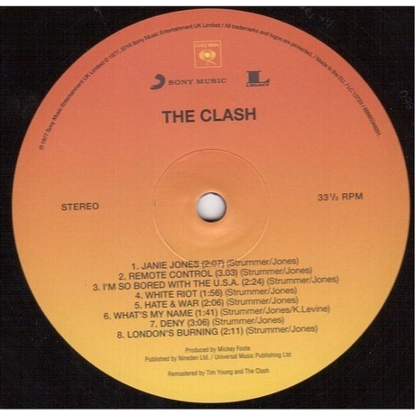The Clash - The Clash (0889853482917) виниловая пластинка - фото 3