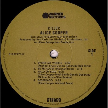 Alice Cooper - Killer (0081227971670) виниловая пластинка - фото 5