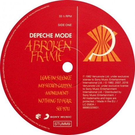 Depeche Mode - A Broken Frame (0889853299317) виниловая пластинка - фото 5
