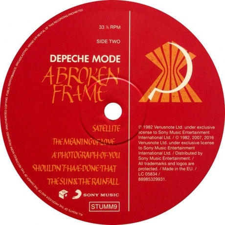 Depeche Mode - A Broken Frame (0889853299317) виниловая пластинка - фото 6