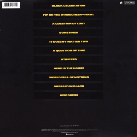 Depeche Mode - Black Celebration (0889853367412) виниловая пластинка - фото 2