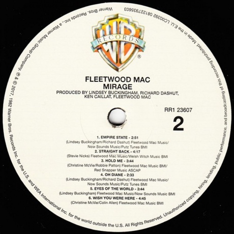 Fleetwood Mac - Mirage (0081227935603) виниловая пластинка - фото 5
