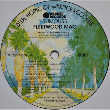 Fleetwood Mac - Rumors (0093624979357) виниловая пластинка - фото 5