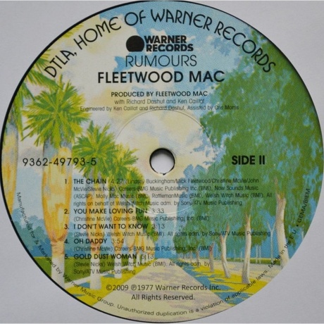 Fleetwood Mac - Rumors (0093624979357) виниловая пластинка - фото 6