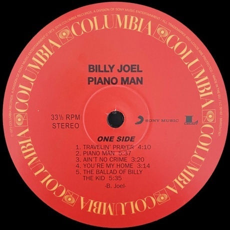 Billy Joel - Piano Man (0889853473014) виниловая пластинка - фото 3