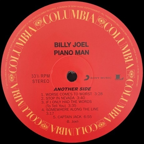 Billy Joel - Piano Man (0889853473014) виниловая пластинка - фото 4