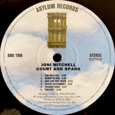 Joni Mitchell - Court and Spark (0081227986186) виниловая пластинка - фото 7