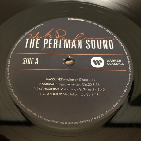 Itzhak Perlman - The Perlman Sound (0825646070985) виниловая пластинка - фото 5