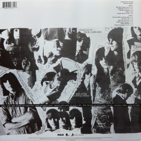 Jefferson Airplane - Surrealistic Pillow (0889853967117) виниловая пластинка - фото 2