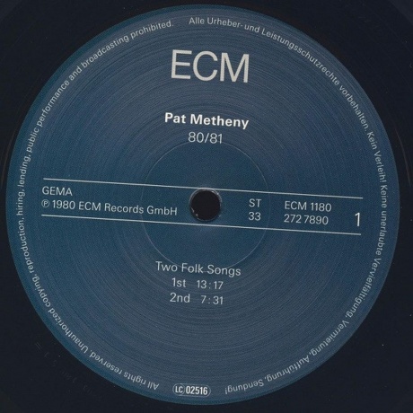 Pat Metheny - 80/81 (0602527278902) виниловая пластинка - фото 4