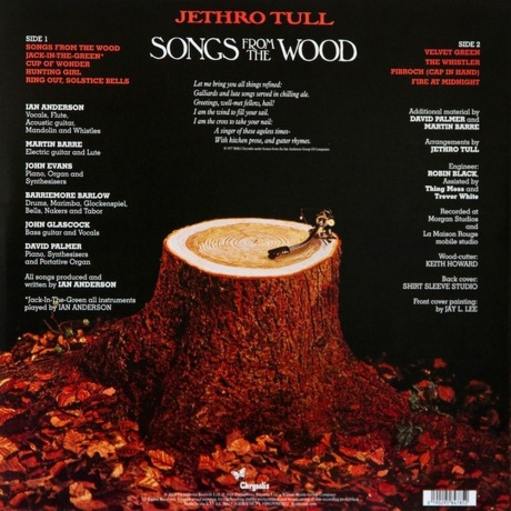 Jethro Tull - Songs From The Wood (0190295847852) виниловая пластинка - фото 2