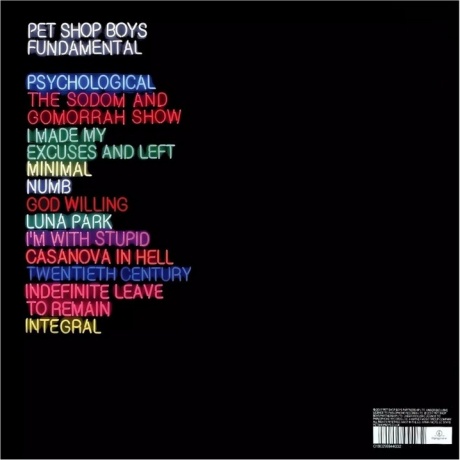 Pet Shop Boys - Fundamental (Remastered) (0190295944032) виниловая пластинка - фото 3