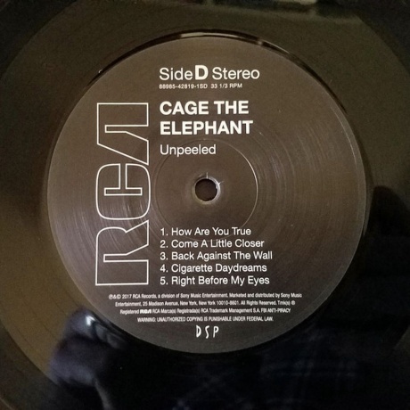 Cage The Elephant - Unpeeled (0889854281915) виниловая пластинка - фото 8
