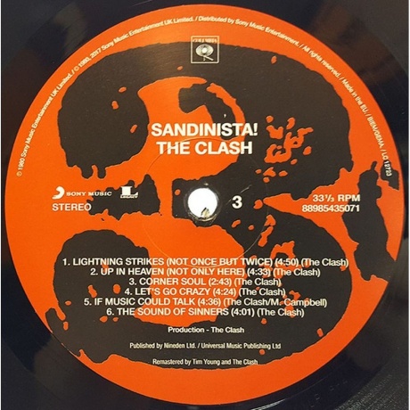 The Clash - Sandinista! (0889854350710) виниловая пластинка - фото 5