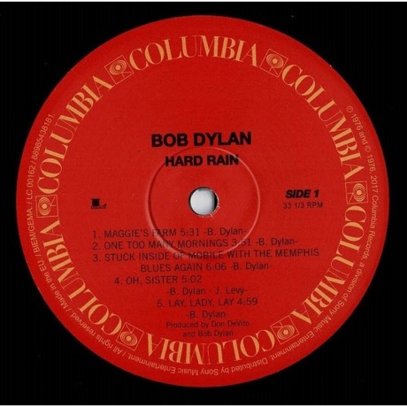 Bob Dylan - Hard Rain (0889854381813) виниловая пластинка - фото 3
