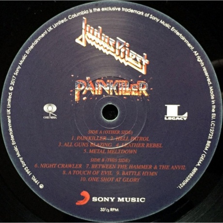 Judas Priest - Painkiller (0889853909216) виниловая пластинка - фото 5