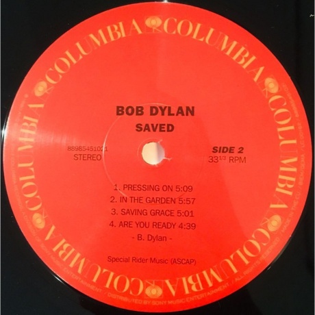 Bob Dylan - Saved (0889854510213) виниловая пластинка - фото 4