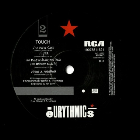 Eurythmics - Touch (0190758116211) виниловая пластинка - фото 4