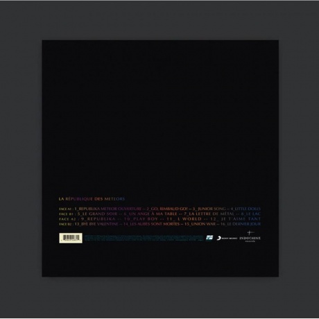 Indochine - La Republique Des Meteors (0889853248315) виниловая пластинка - фото 2