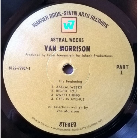 Van Morrison - Astral Weeks (0081227950378) виниловая пластинка - фото 3