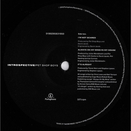 Pet Shop Boys - Introspective (0190295831950) виниловая пластинка - фото 4