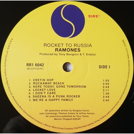Ramones - Rocket To Russia (0081227932701) виниловая пластинка - фото 3