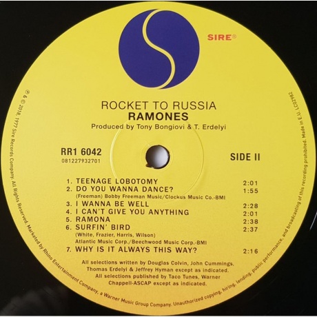 Ramones - Rocket To Russia (0081227932701) виниловая пластинка - фото 4