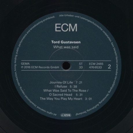 Tord Gustavsen - What Was Said (0602547665324) виниловая пластинка - фото 4