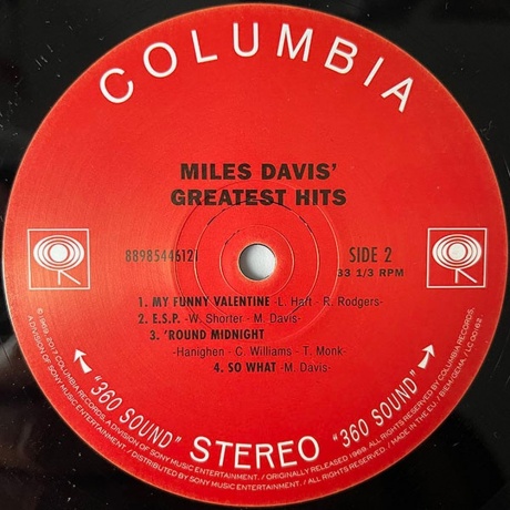 Miles Davis - Greatest Hits (0889854461218) виниловая пластинка - фото 4