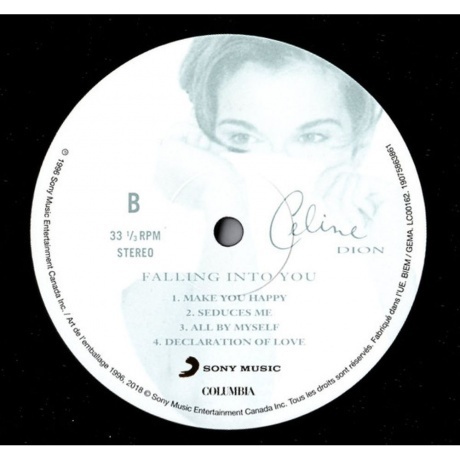 Celine Dion - Falling Into You (0190758638614) виниловая пластинка - фото 6