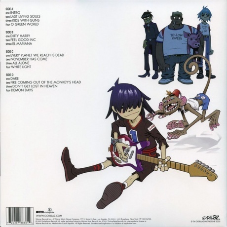 Gorillaz - Demon Days (0724387383814) виниловая пластинка - фото 2