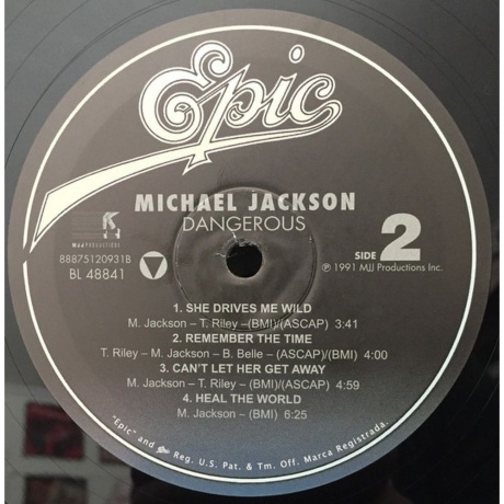Michael Jackson - Dangerous (0888751209312) виниловая пластинка - фото 4