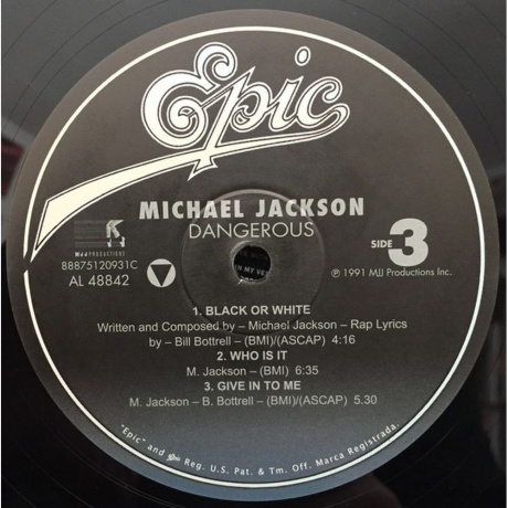 Michael Jackson - Dangerous (0888751209312) виниловая пластинка - фото 5