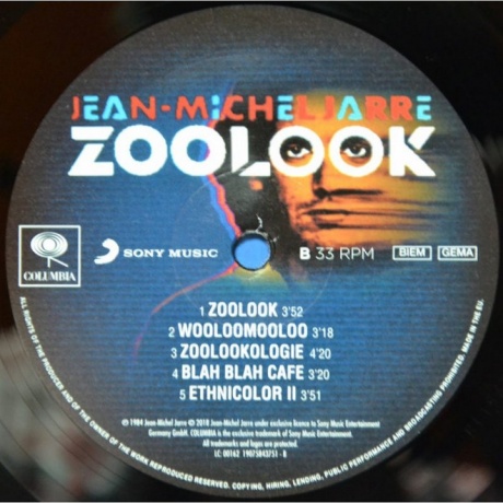 Jean-Michel Jarre - Zoolook (0190758437514) виниловая пластинка - фото 2