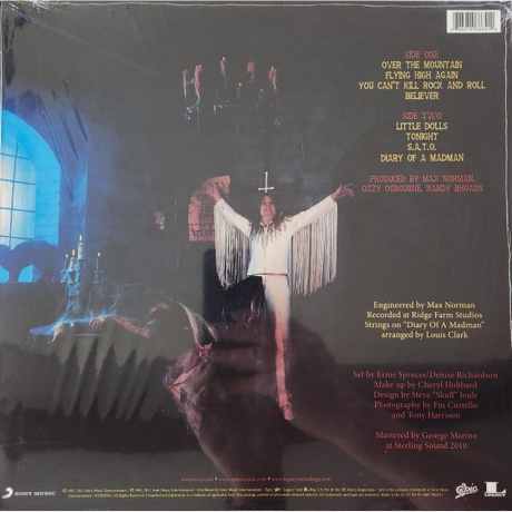 Osbourne, Ozzy, Diary Of A Madman (0886978666512) виниловая пластинка - фото 2