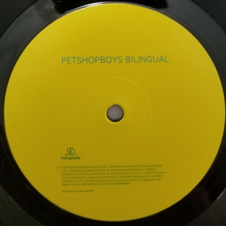 Pet Shop Boys - Bilingual (2018 Remastered) (0190295823689) виниловая пластинка - фото 6