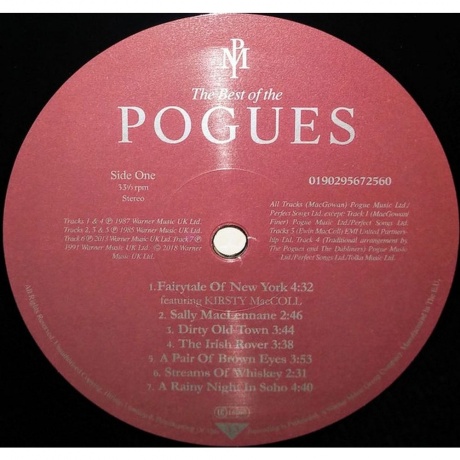 Pogues - The Best Of (0190295672560) виниловая пластинка - фото 3